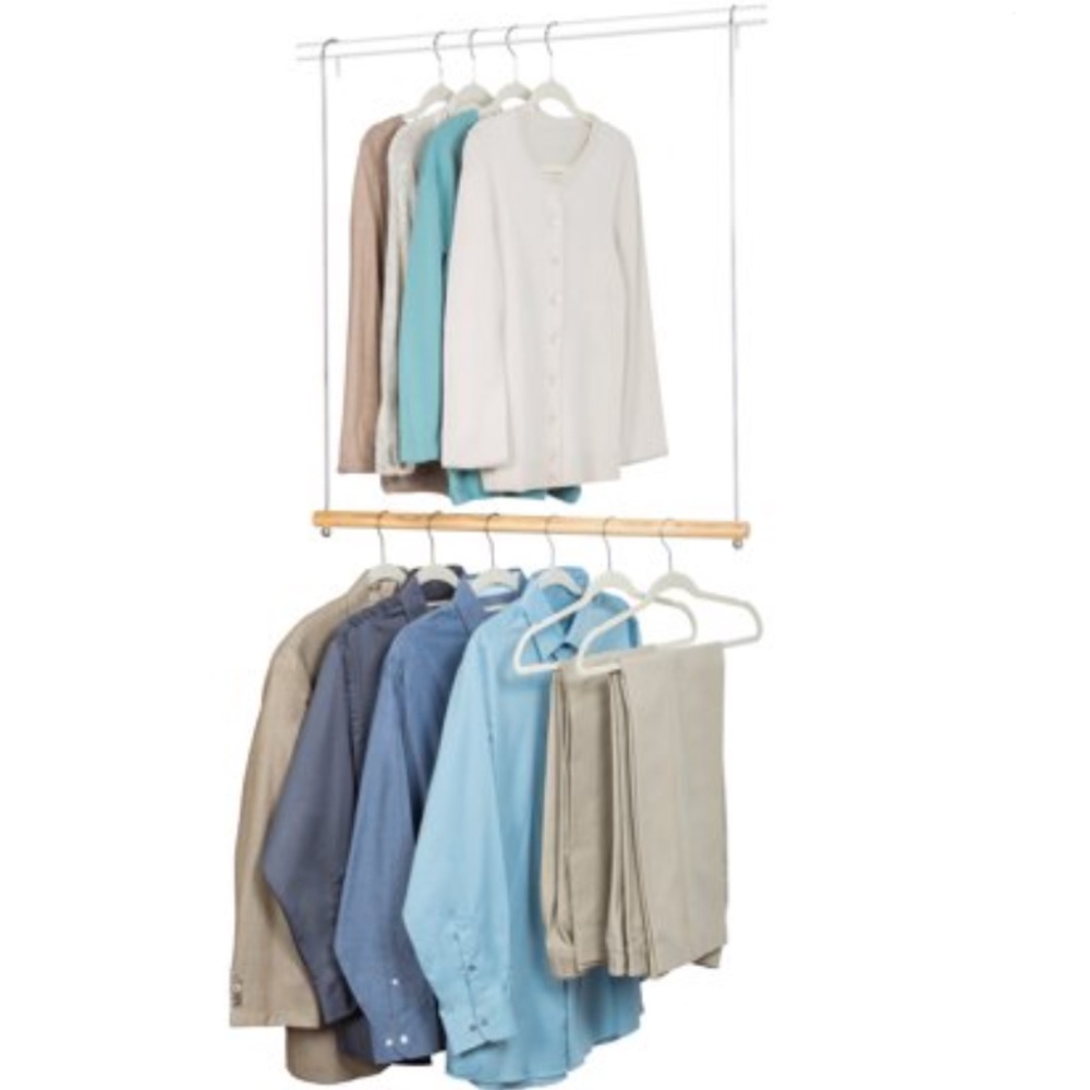 Natural Finish Heavy Duty Closet Doubler 👯‍♀️